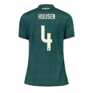 Real Madrid Dean Huijsen #4 Jalkapallovaatteet Naisten Vieraspaita 2026-27 Lyhythihainen